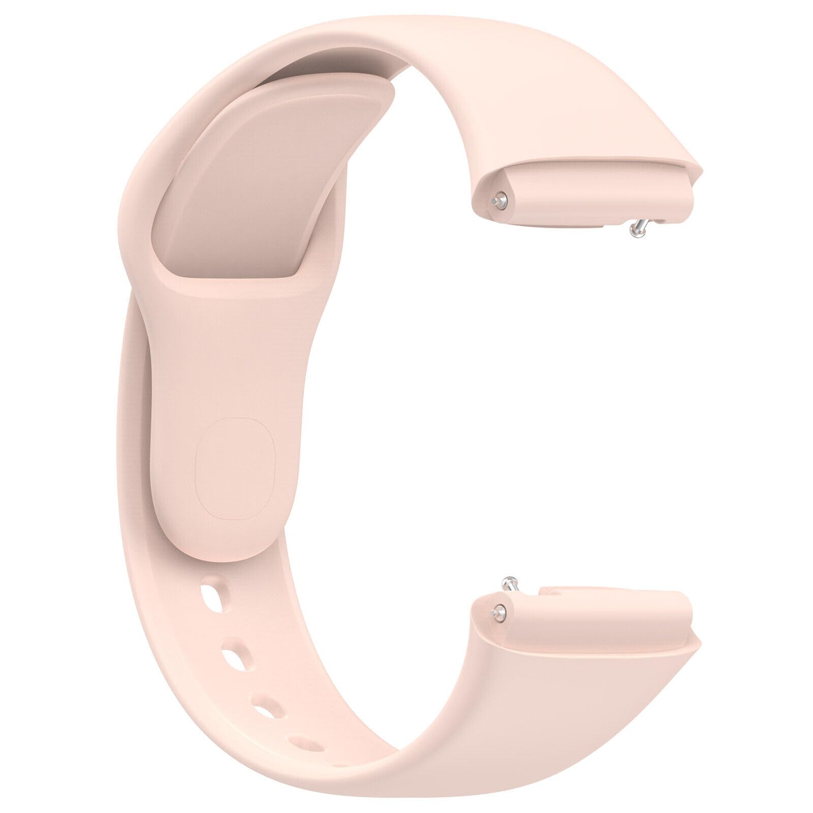 Panda Bobo for Xiaomi Redmi Watch 3 Active /3 Lite Watch Silicone Replacement Sport Bracelet Strap Wristband (Light Pink) - Image 4