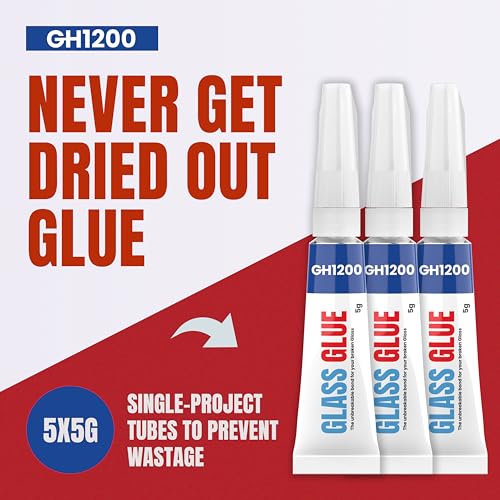 Gh1200 5G X 5 PCS GLASS GLUE 5/Pack Super Glue For All Purposes - Glass Glue thumb #1