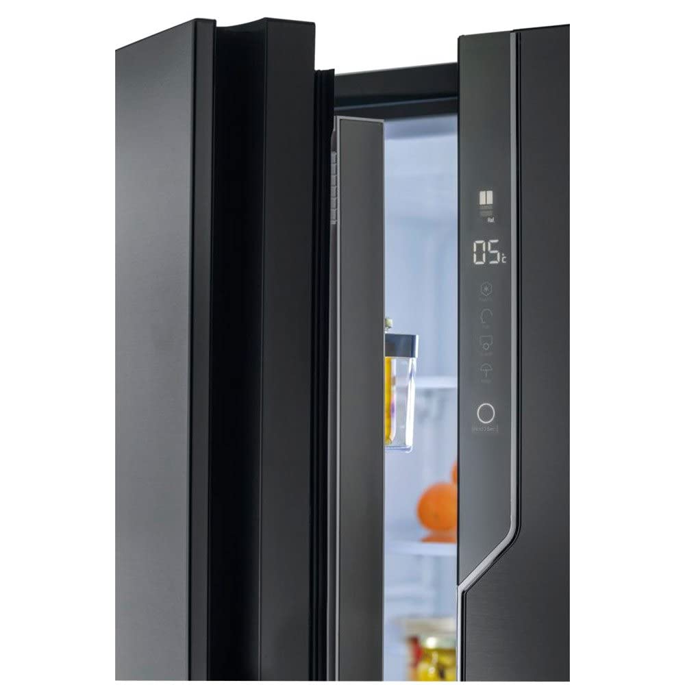 Haier HB26FSNAAA frigo américain Autoportante 685 L E Noir