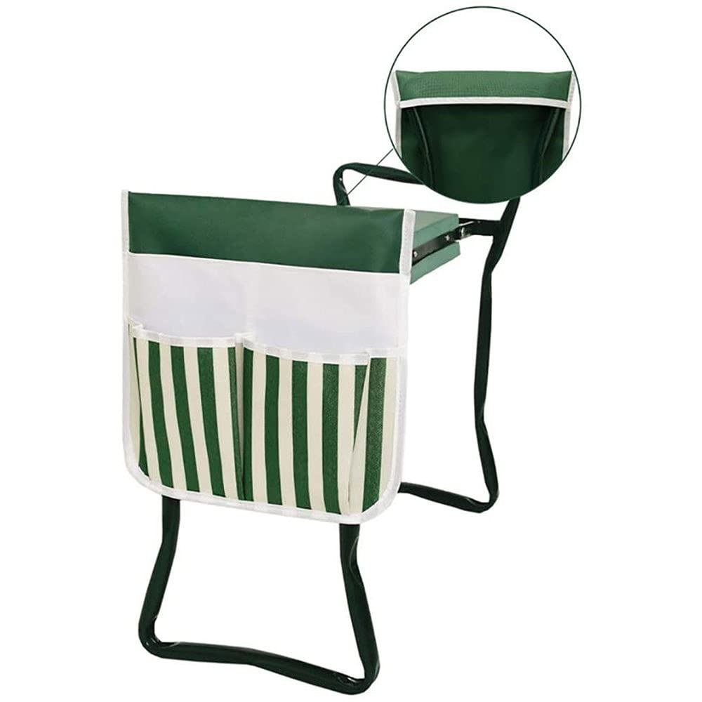 Gartenkniebank, Klappbarer Garten-Kniestuhl, Gartenhocker-Werkzeugtasche, tragbare Aufbewahrungssitztasche, geeignet for Arbeiten im Freien und Gartenarbeit