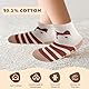 Hopton 5 Paar Stoppersocken Kinder, Baumwolle Baby Socken, Tiermotive Anti Rutsch Socken Kind, Krabbelsocken Baby ab 1-3 Jahre für Mädchen Jungen(M,12-14cm)