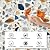 Nuxovilar Peel and Stick Vinyl Floor Tiles - 11.8"x11.8" Terrazzo - Inspired Pattern, 10 - Pack Self - Adhesive Flooring for Easy Installation