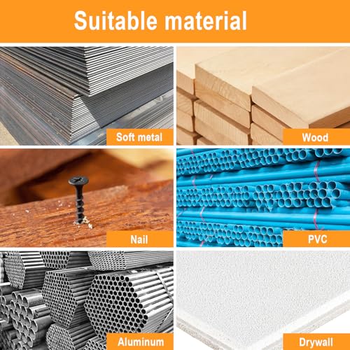 SURFOU Multi Tool Blade 32Pcs, Oscillating Saw Accessories Set for Hard Material Metal Nail Wood, Quick Release Grout Remover Kit Compatible with Ryobi, Milwaukee, Bosch, Dremel, Dewalt, Makita 6 SURFOU Multi Tool Blade 32Pcs, Oscillating Saw Accessories Set for Hard Material Metal Nail Wood, Quick Release Grout Remover Kit Compatible with Ryobi, Milwaukee, Bosch, Dremel, Dewalt, Makita - Image 6