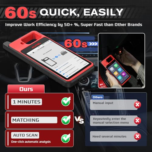 Image of Autel Scanner MaxilM KM100 Diagnostic Tool, Lifetime Update, 700+ Model