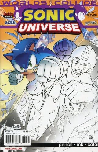 Sonic Universe #54 Pencil Ink Color Variant