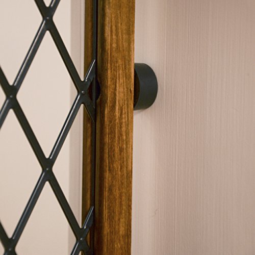 Position & Lock Baby Gate, PressureMounted, Farmhouse Collection