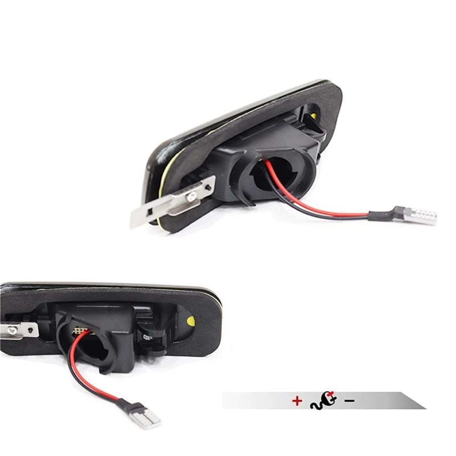 Luci Laterali Auto Lampada Indicatori Direzione Per Nissan Per Altima Per 240SX Per S13 Per T10 Per W5W 1989-1994 Luci Posizione Laterali Paraurti A LED Complete Indicatori Di Direzione(White)