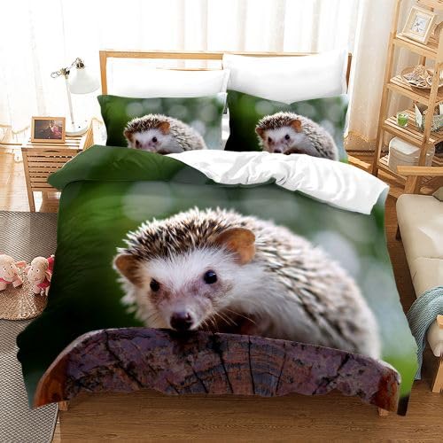 Parure de lit 140x200 avec housse de couette microfibre et taies d'oreiller 65x65