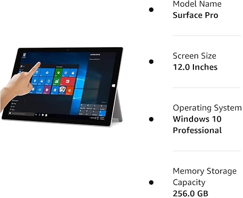 Miniatura 6 de Microsoft Surface Pro 3Refurbished Certificado Plateado