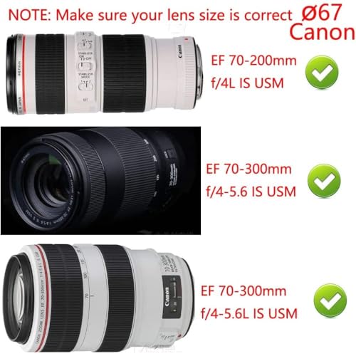 Image of SUPERNIC 67mm Camera Lens Hood for Canon EF-S 18-135mm f /3.5-5.6 is,EF-S 18-135mm f /3.5-5.6 is USM,EF-S 18-135mm f /3.5-5.6 is STM || Camera Hood