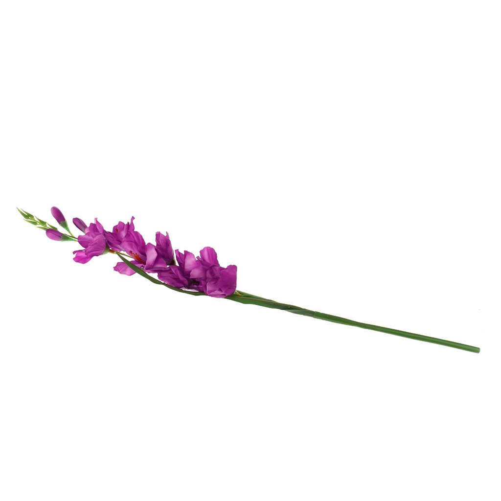 Pleayietoopiatiey Artificial Simulation Gladiolus Flower Stem Wedding Home Decor Purple
