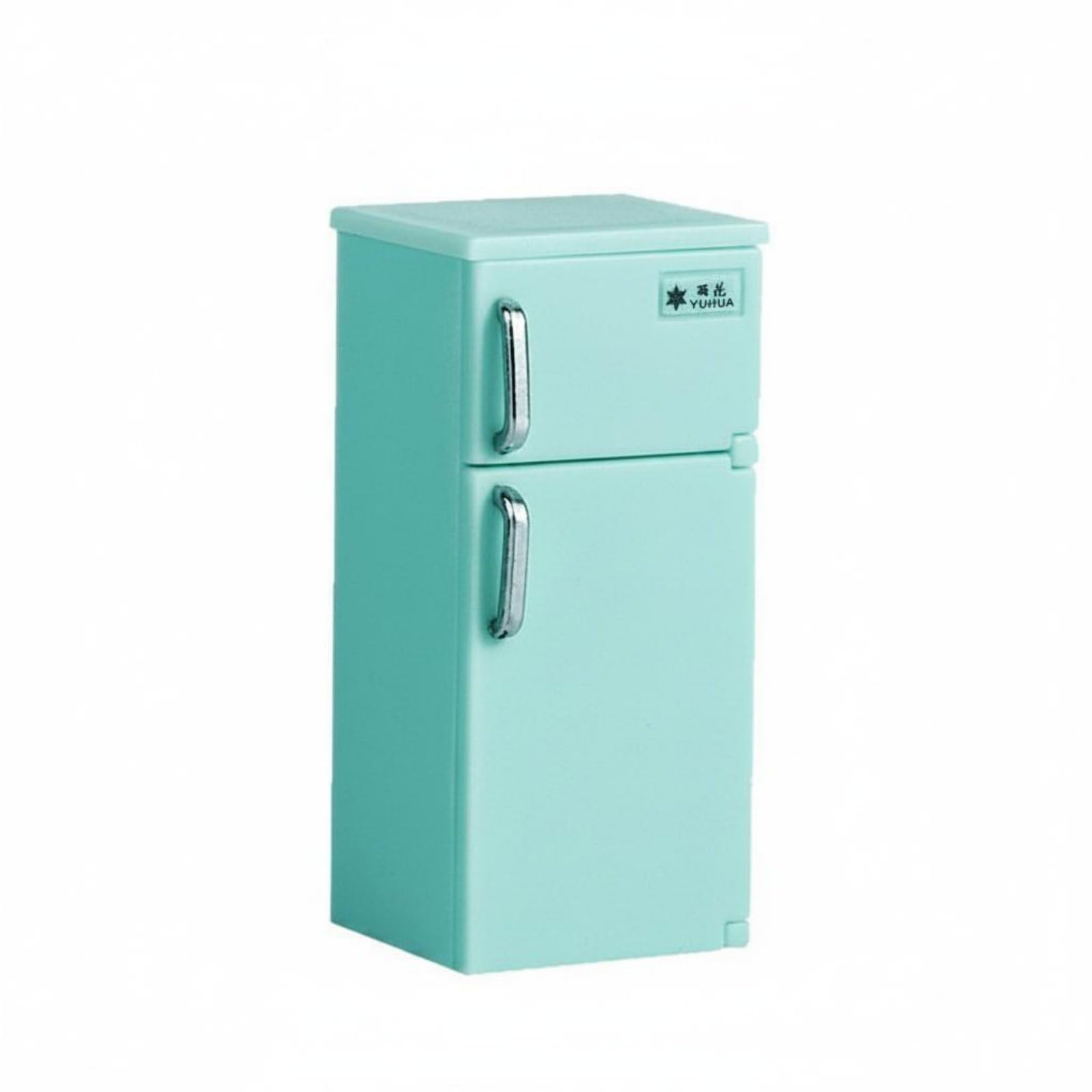 Double Door Dollhouse Refrigerator Realistic Design 1:12 Scale Refrigerator Opening Doors Miniature Fridge for Collectors, Kids, Miniature Scene, Mint Green|Dolls & Bears | Dollhouse Mini-image-32