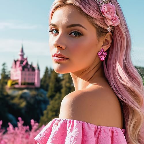 EVER FAITH Wedding Rhinestone Crystal Art Deco Stud Earring for Bride, Banquet Prom Sparkly Multi Teardrop Marquise Earrings for Woman2