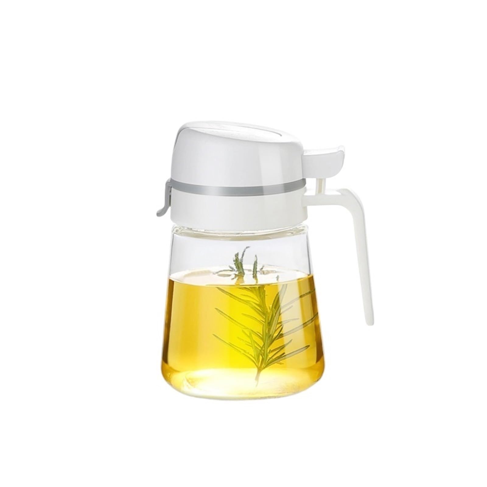 aceitera Dispensador de aceite oliva, recipiente vidrio for salsa soja, jarabe café y cocina(350ml)