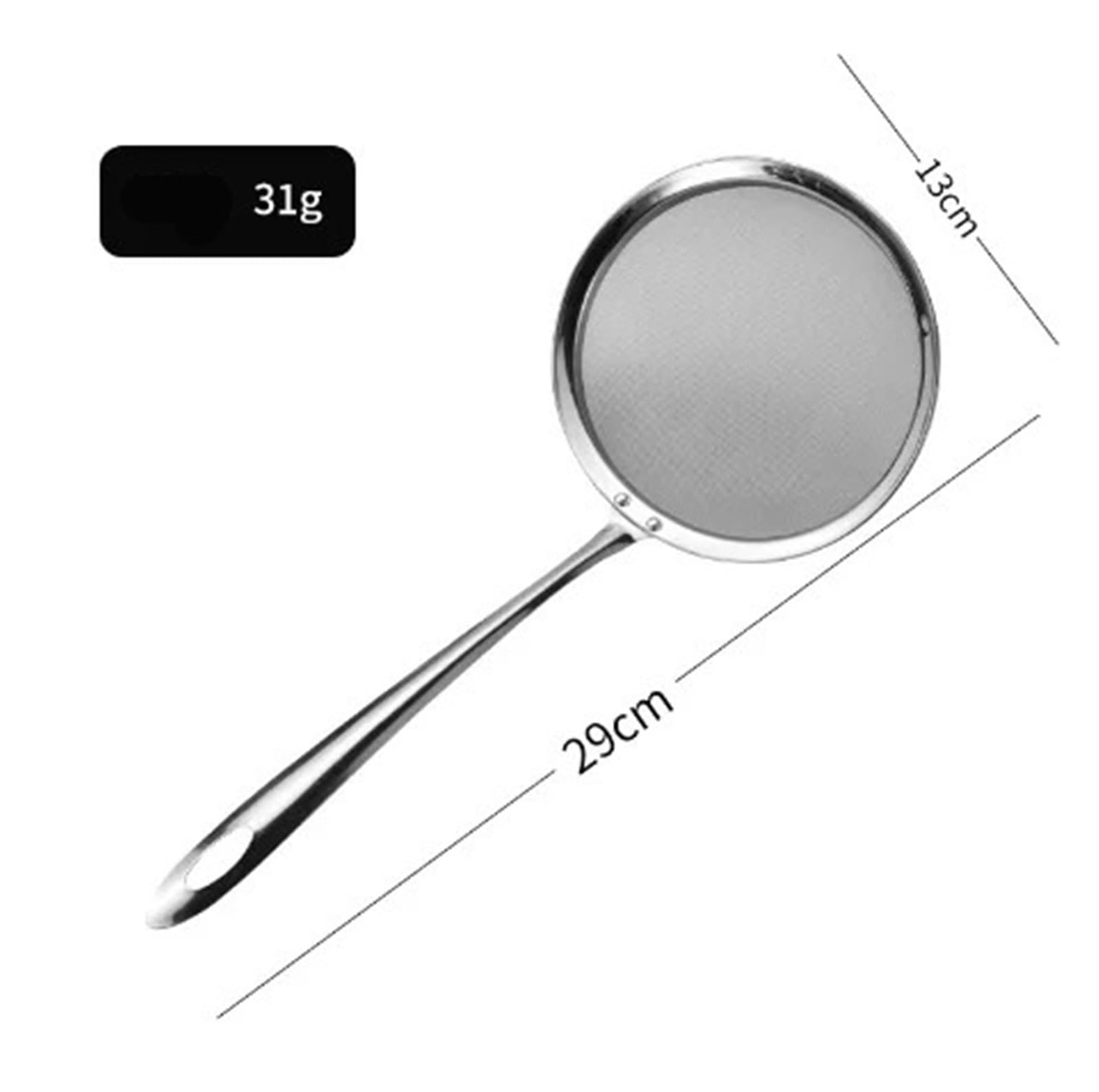 Espumadera 2/3 Piezas de Filtro de Aceite, Espumadera, Filtro de Aceite, Cuchara de Filtro de Acero Inoxidable, Accesorios de Cocina for freír Alimentos para Espumar(3pcs/Set)