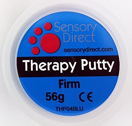 Sensory Direct Therapy Putty - Firm Blue Slime | For Strengthening & Motor Skills for Autism, Arthritis, Sensory Disorders & Special Needs Kids & Adults | Hand & Finger Physio Exercise | Non Toxic
