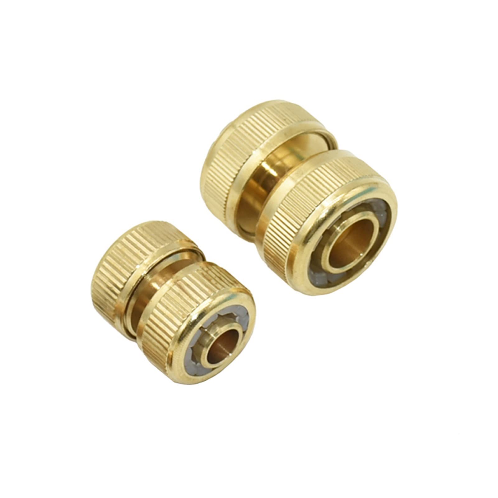 yaoqijie 5pc 1/2 3/4 pulgadas Conector de reparación de la manguera de latón 12 mm / 16 mm Conector de manguera jardín Adaptador de tubería de agua invernadero lasting (Color : 3I4)