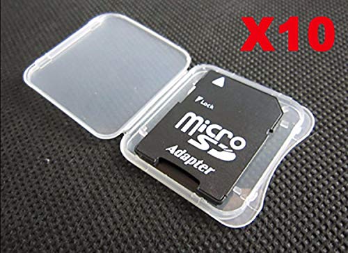 100 Pack SD MMC / SDHC PRO DUO Memory Card Plastic Storage Jewel Case (memory card not included) (1 3/8" x 1 3/8" x 1/4")