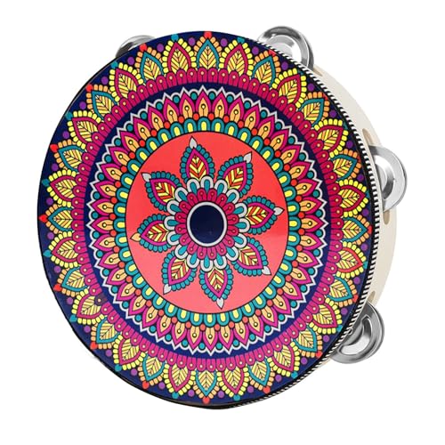 Handheld Tamburin, Tamburin Trommel, Holz Handtrommeln...