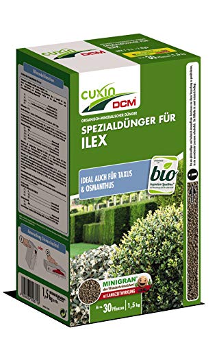Preisvergleich Produktbild Cuxin Spezialdünger für Ilex NPK-Dünger 7-3-6 +2 MgO, auch Ideal für Taxus & Osmanthus, 1,5 kg