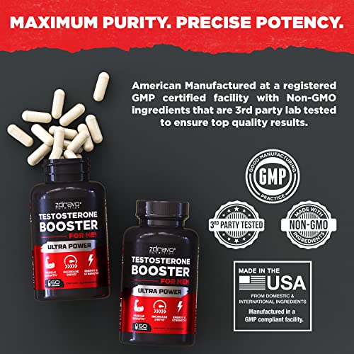 Zdravo Nutrition Z-TESTBOOST-2PK Testosterone Booster thumb #5