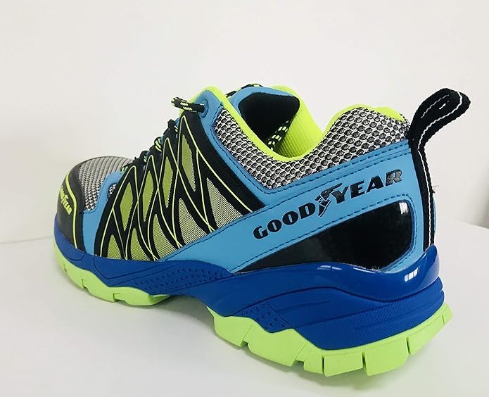 Goodyear - Zapatos de Seguridad Unisex GYSHU1503N - Material Resistente - Protección en Punteras - Suela Antideslizante - Talla 44 - para Trabajos Interiores y Exteriores