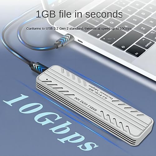 Gabinete para disco M.2 NVME USB 3.1 Gen2 10Gbps miniatura 4
