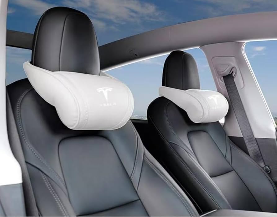 新品　Tesla ネックピロー グレー　1個 Amazon.co.jp: テスラ tesla ネックパッド ヘッドレスト ネック
