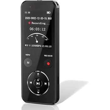 Amazon ボイスレコーダー 小型 Icレコーダー 超小型 録音機 高音質 長時間 20時間連続録音 大容量 16 軽量 簡単操作 音声検知自動 録音 Otg機能 アイシーレコーダー 本体でデータ削除可能 日本語説明書付き 1年安心保証 Daping Dp16 Pro 2020年最新型 Daping