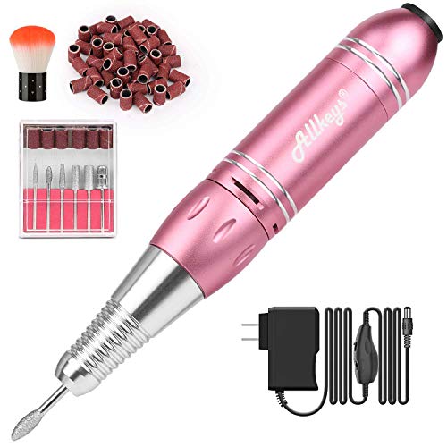 Electric Nail Drill, 25000RPM Portable Nail Drill Machine, Professional Efile Manicure Pen Sander Polisher Tools Nail file kits for Exfoliating,Manicure,Acrylic,Gel Nails