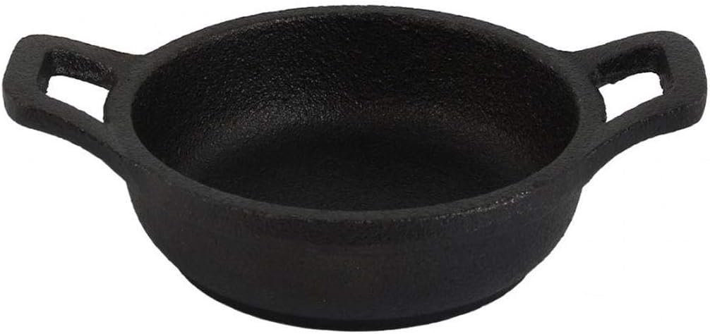 Saucepan Mini Non-Stick Two Handles Iron Cooking Frying Pan Black Kitchen Cookware Kitchen Cooking Wok