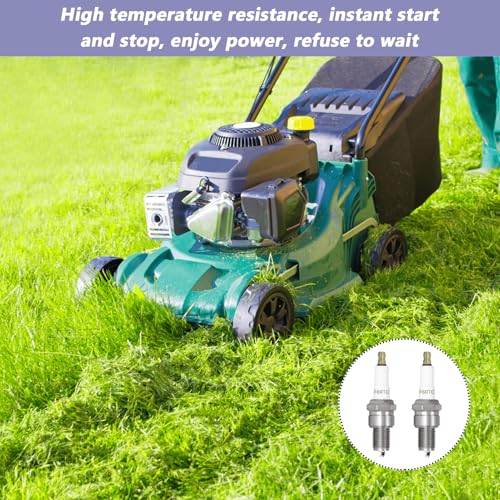 2 Stück F6RTC Zündkerze Ersetzen für Rasenmäher und kleine Motoren Traktor, für NGK 7822/6634/BPR6ES/995/WR6DC 7900/WR7DC/RN9YC RN10YC RN11YC/3047/W20EPR-U/VW20/ MTD 951-10292 751-10292 131-039, OEM