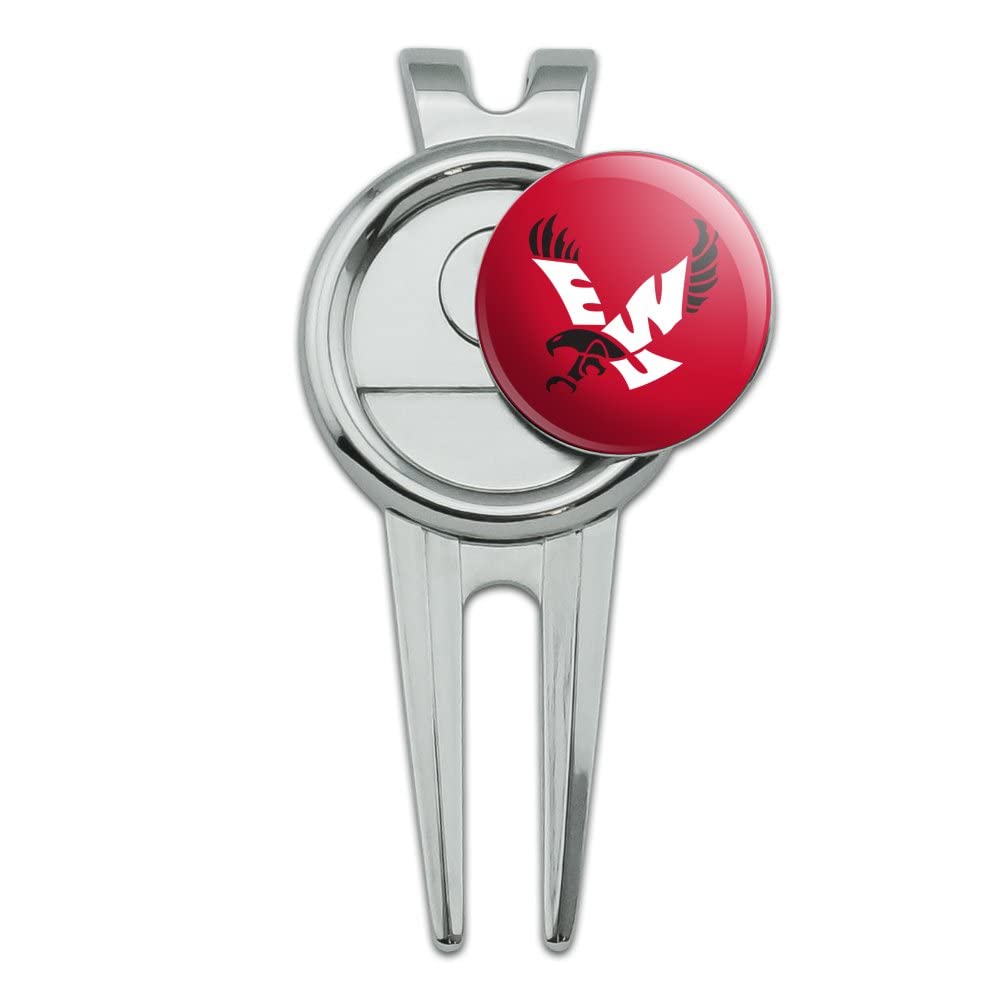 GRAPHICS & MORE Eastern Washington University Primary Golf Divot Repair Tool and Ball Marker