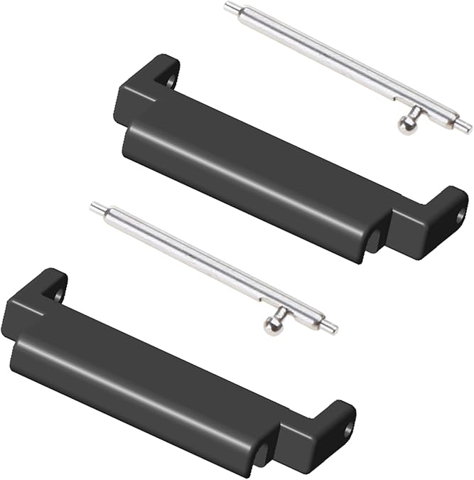 Metal Watch Strap Adapter Kit - Quick Release Lugs Connector Compatible 18mm-20mm Bracelet Watchband 2pcs Metal Connector For Smartbands