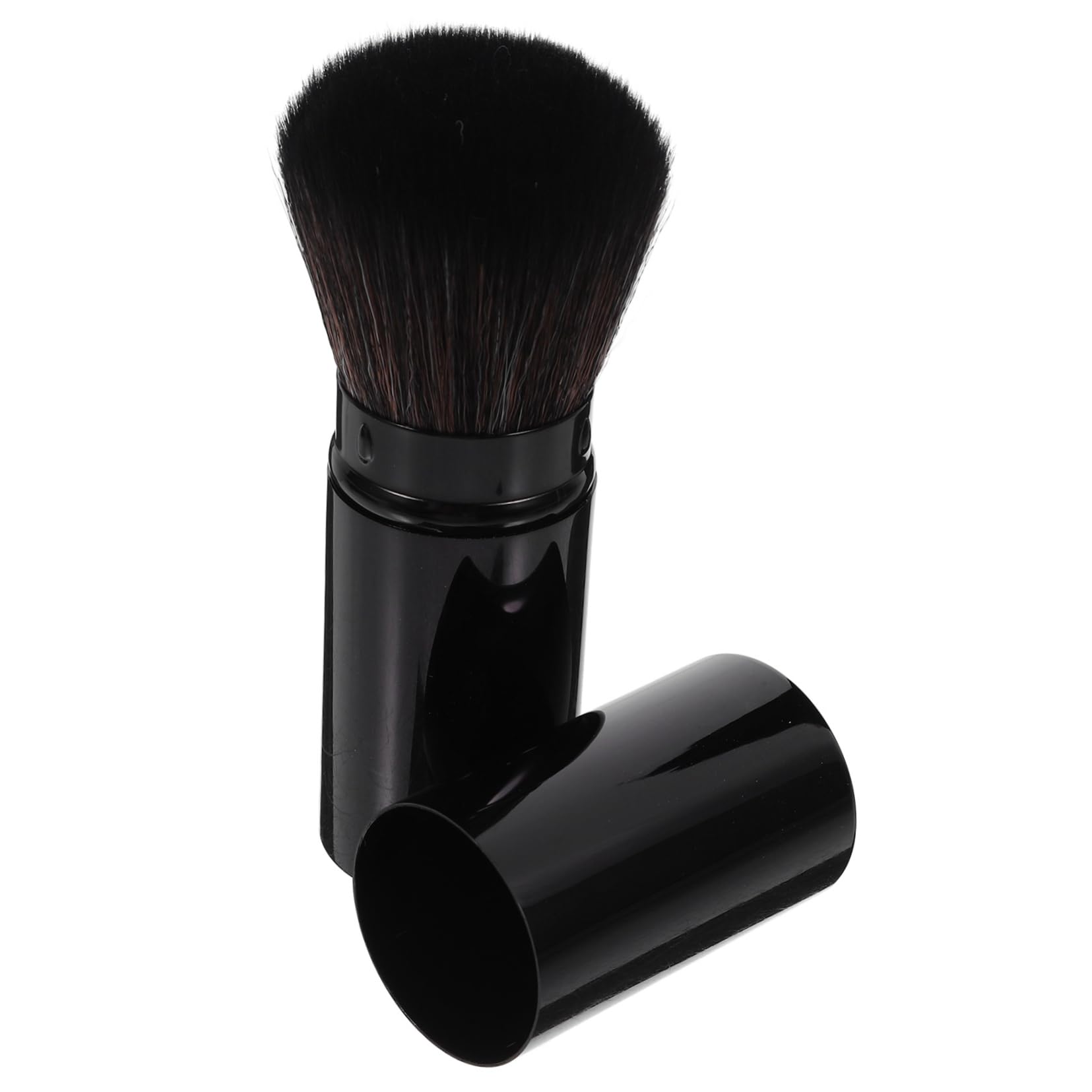 TOVINANNA Retractable Powder Brush for Makeup Portable Blush Tool with Soft Bristles for Travel and Everyday Use for Face and Cheek Application
