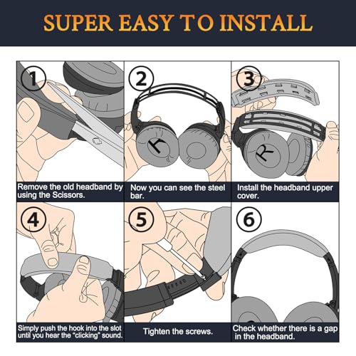 Image of SOULWIT Replacement Kit for Bose QC35 /QC35 ii - Black