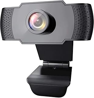 WELOVETEC Webcam com microfone, HD 1080p, Plug & Play, para videoconferência, gravação e transmissão, webcam de computador USB, laptop, desktop, PC para jogos, Mac, Skype, YouTube, Zoom, FaceTime