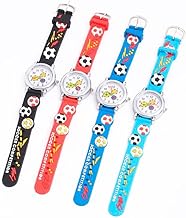 DISOK - Silicone Football Watch. Children's Watches for children from 6 to 15 years old - Gifts for Children, Birthday, Details Original Cheap Communion, 4