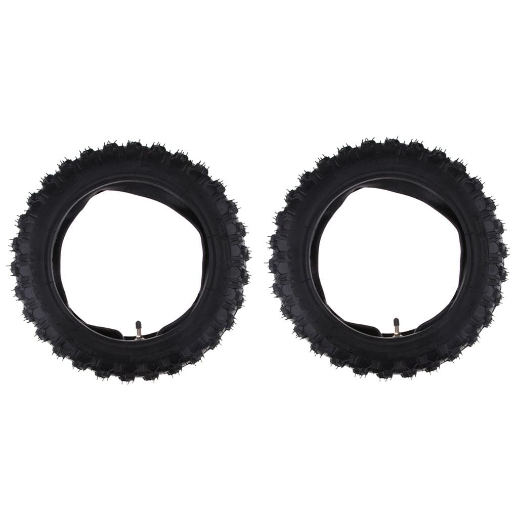 The Style Sutra 2 Pieces Black 2.50-10 2.50x10 Rubber Tire & Inner Tube Set for CRF50 XR50 | Parts & Accessories | Motorcycle Parts-image-13