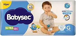 Fralda Babysec Galinha Pintadinha Ultrasec G 60 Und