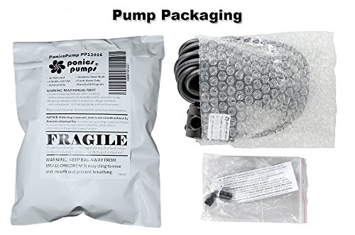 PonicsPump 120 GPH Submersible Pump for Fountains, Statuary, Aquariums & more. Comes with 1 year limited warranty. (120 GPH : 16' Cord) - Thumbnail 4