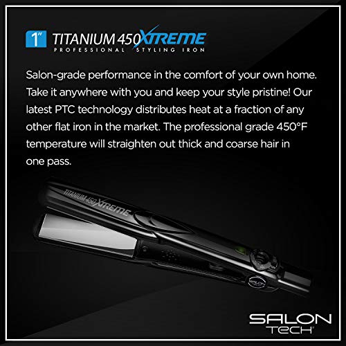 Plancha de Pelo Salon Tech Titanium Xtreme 1 pulg miniatura 2