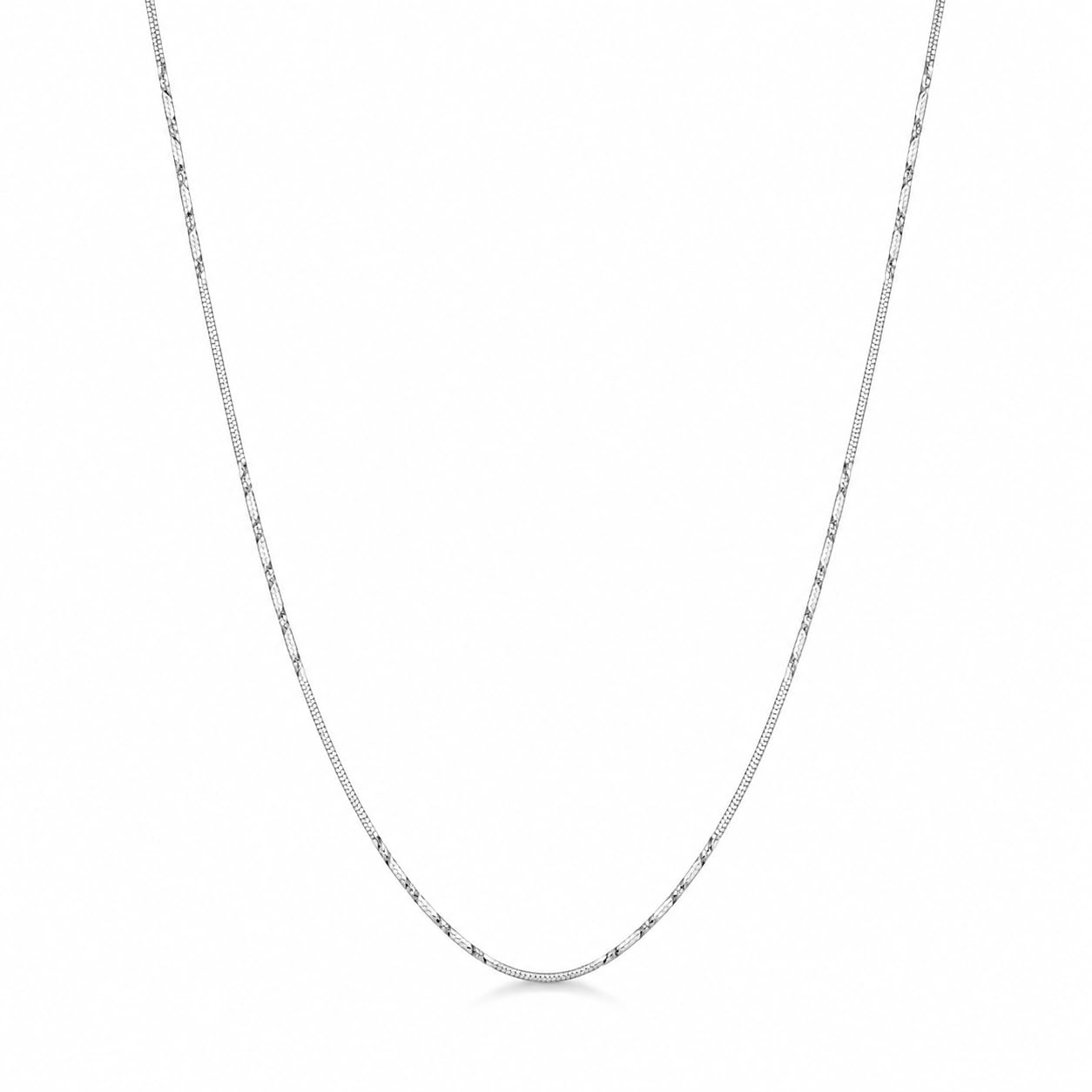 sahiba gems 925 Sterling Silver Neck Chain | 18 Inch Twist Chain Necklace | Lightweight, Skin Friendly, High Polish | Daily Wear Jewelry Gift-picture-39