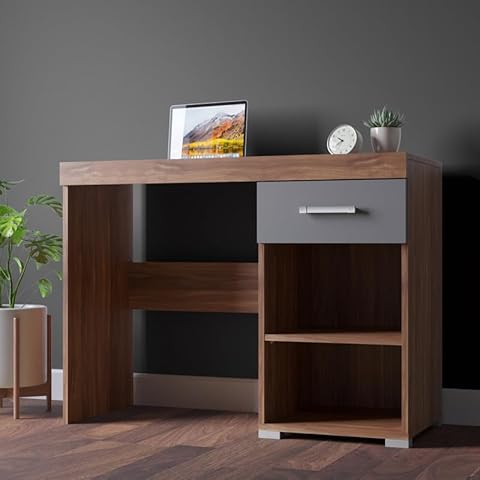 DRP Trading Grey & Walnut Dressing Table Cover