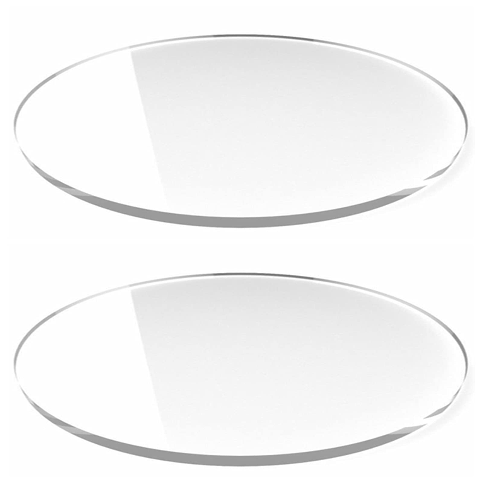Buy HESIN 2 Pack Clear Acrylic Blank Round Circle Disc 12" inch Lucite