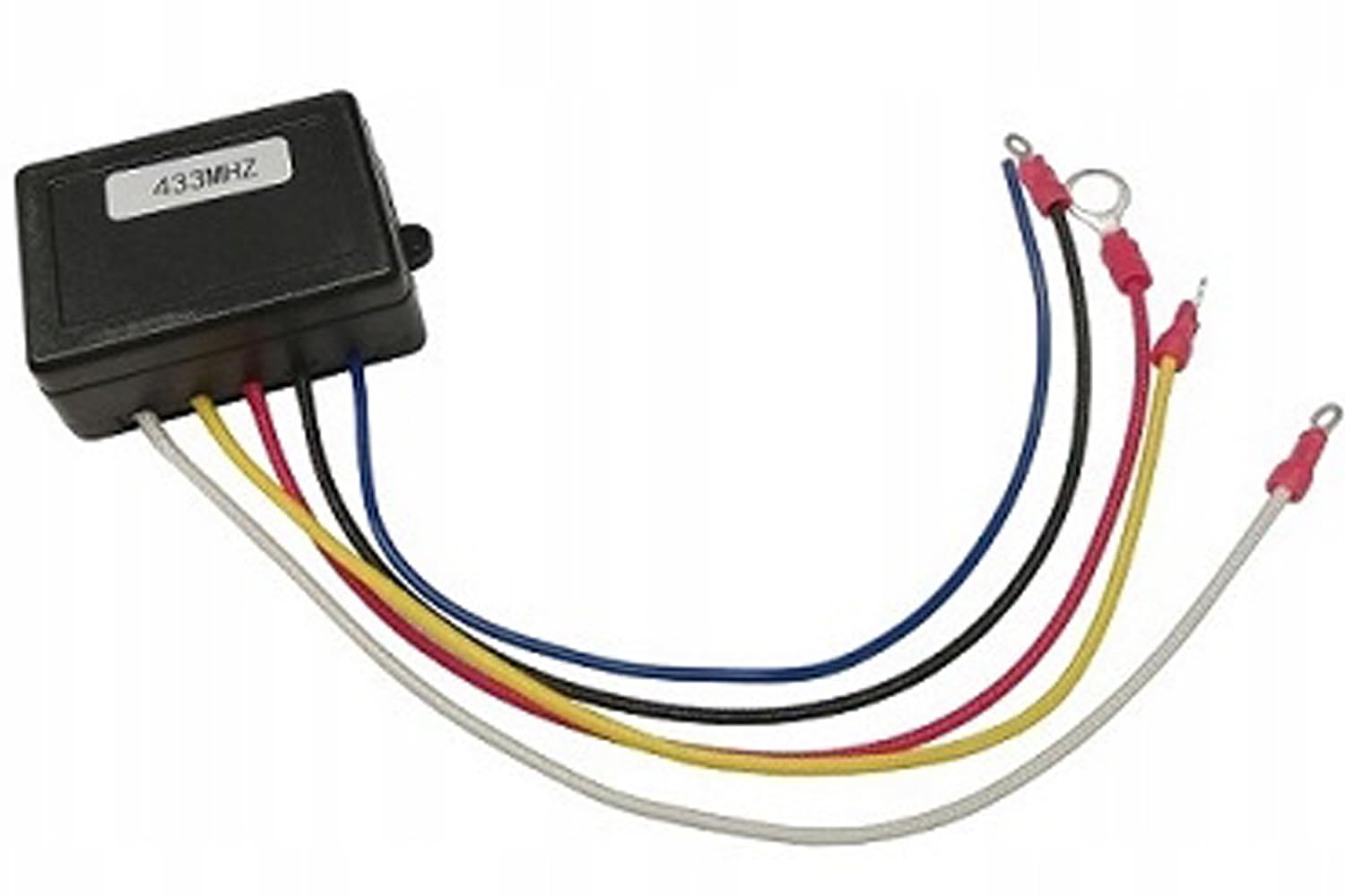 Runva Télécommande sans Fil Universelle pour treuil 12V/24V, portée 15 m, kit récepteur avec Pile 9V pour dépanneuse, remorque et Tout-Terrain WSE3+WSR4