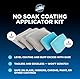 The Rag Company - Ultra No Soak Coating Applicator Kit - Mikrofaser-Beschichtungsschwämme mit Einweichbarriere plus 3 kratzfreie und kantenlose 70/30-Mischung Mikrofaser-Handtücher zum