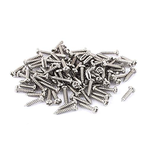 100 tornillos autorroscantes acero inoxidable M3x12mm