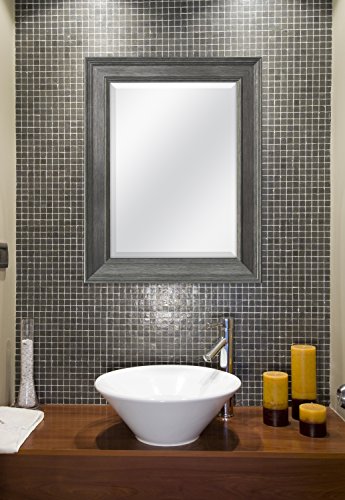 Image of MCS 15.5x21.5 Inch Wall Mirror, 21x27 Inch Overall Size, Pewter (20448)