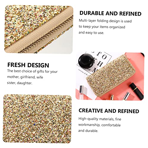 Purse Fashionable Wallet Large Zippered Purse Stylish Fashion Wallet for Shopping Traveling School Work3